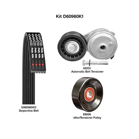Dayco 96-14 Chev-Gmc-Isuzu-Olds 4.3-5.0-5.7L Fead Kits, D60960K1 D60960K1